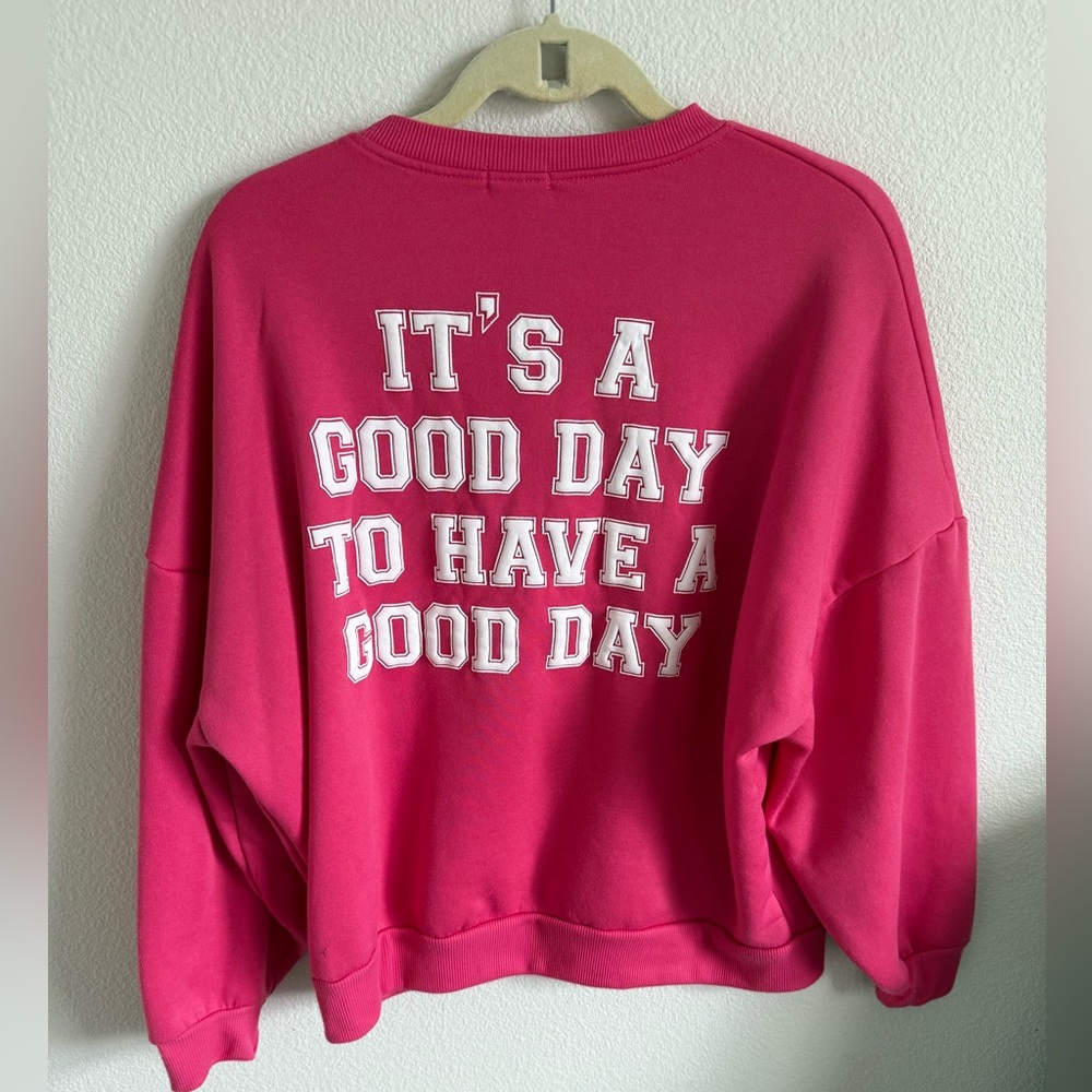 Pink Graphic Sweatshirt - Picture 3 of 5